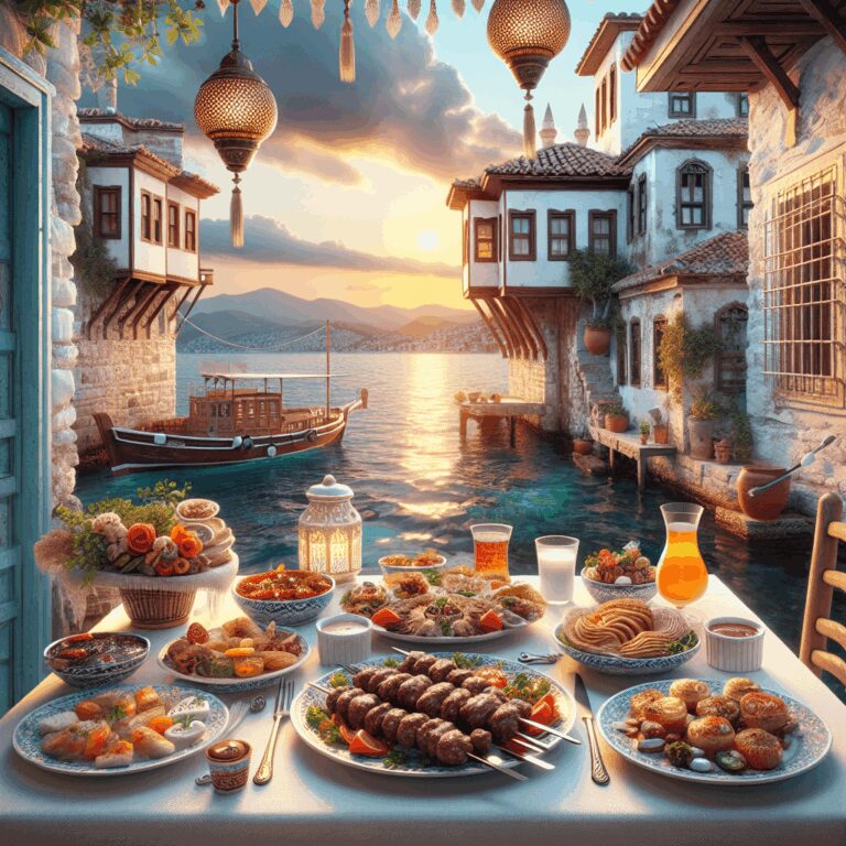 Ein typisches türkisches Abendessen in Izmir - Bild