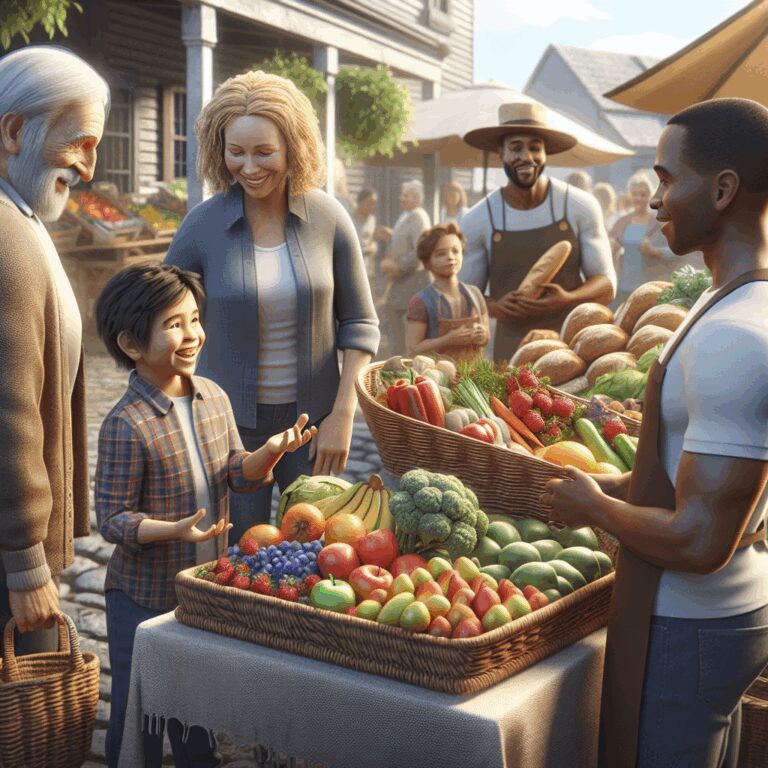 Ein Besuch auf dem Bauernmarkt – regionale Produkte entdecken - Bild