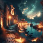 Side bei Nacht – Spaziergang zwischen Ruinen und Hafen - Bild