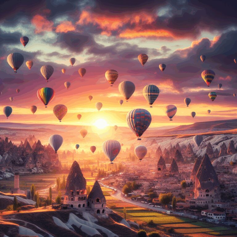 Sonnenaufgang mit Heißluftballons – der magischste Moment in Kappadokien - Bild