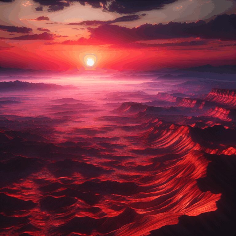 Das Rote Tal bei Sonnenuntergang – unvergesslich schön - Bild