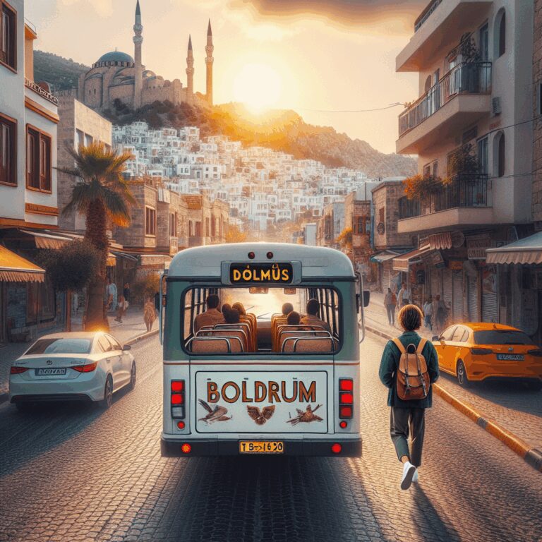 Wie du mit dem Dolmuş durch Bodrum kommst - Bild
