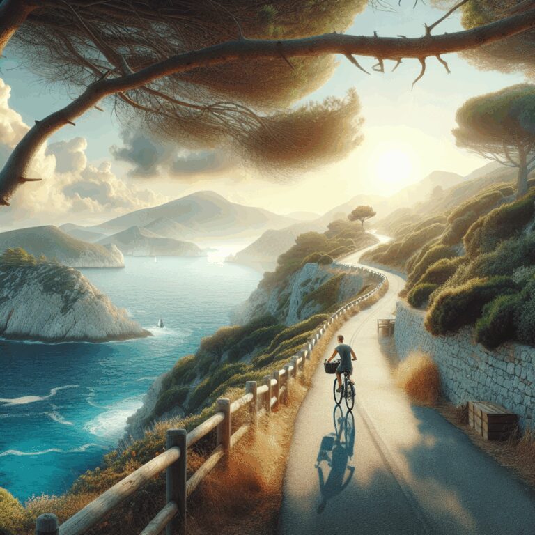 Eine Fahrradtour entlang des Küstenwegs - Bild